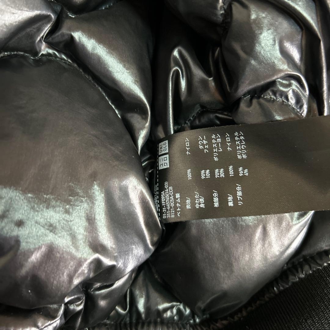 【美品】ユニクロ +J ハイブリッドダウンオーバーサイズMA-1ブルゾン