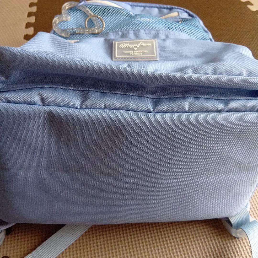 mezzo piano Junior リュックライトブルー 約21L