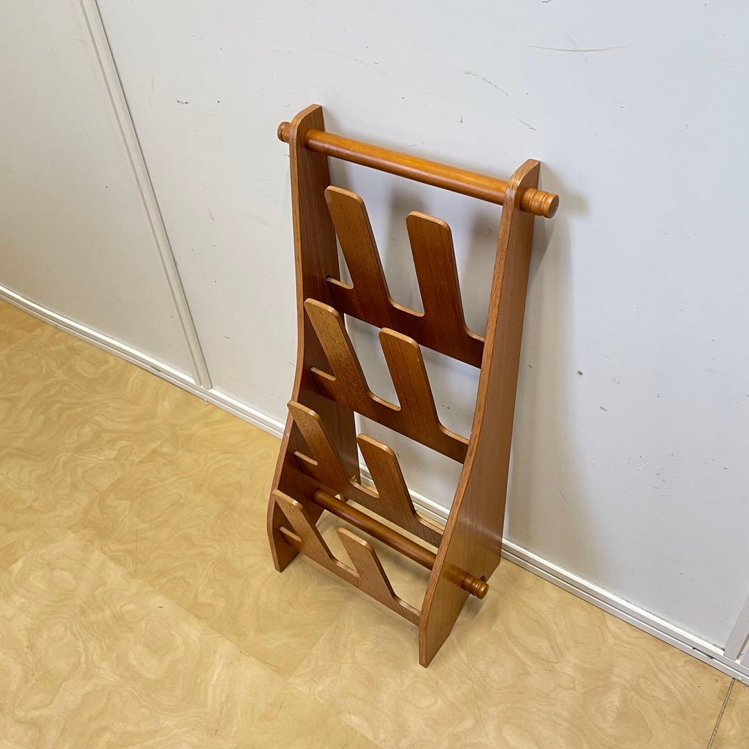 ルンルン 希少 ビンテージ サイトーウッド スリッパラック 4足