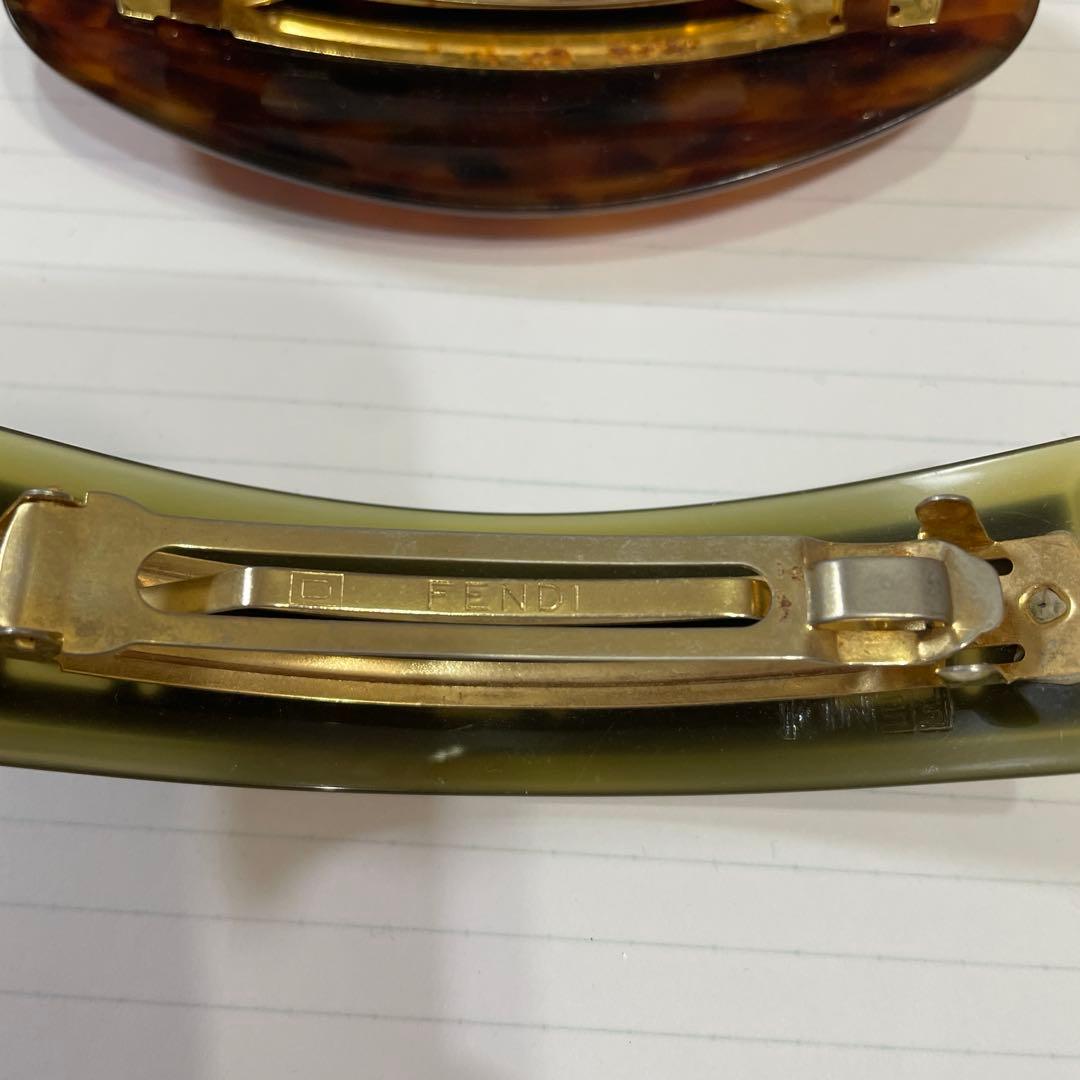 FENDI ヘアクリップ2点