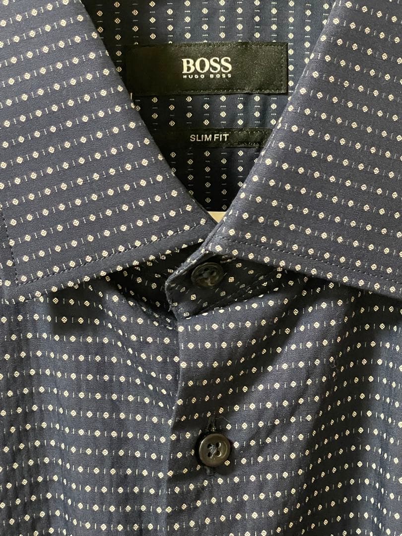 HUGO BOSS ヒューゴボス スリームフィット 長袖 シャツ 39