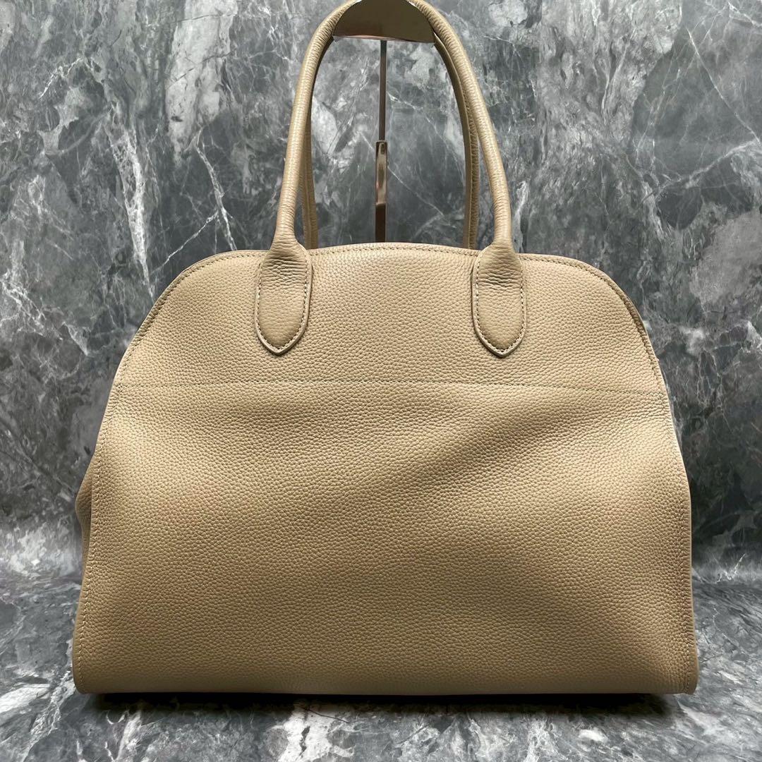 【極美品】JISTORY トートバッグ ボストンバッグ ベージュ レザー