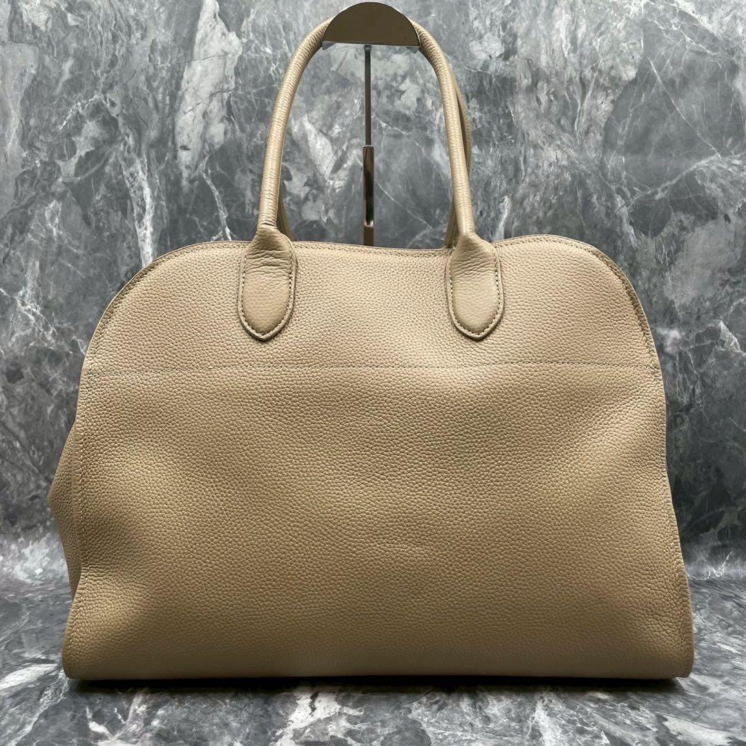 【極美品】JISTORY トートバッグ ボストンバッグ ベージュ レザー