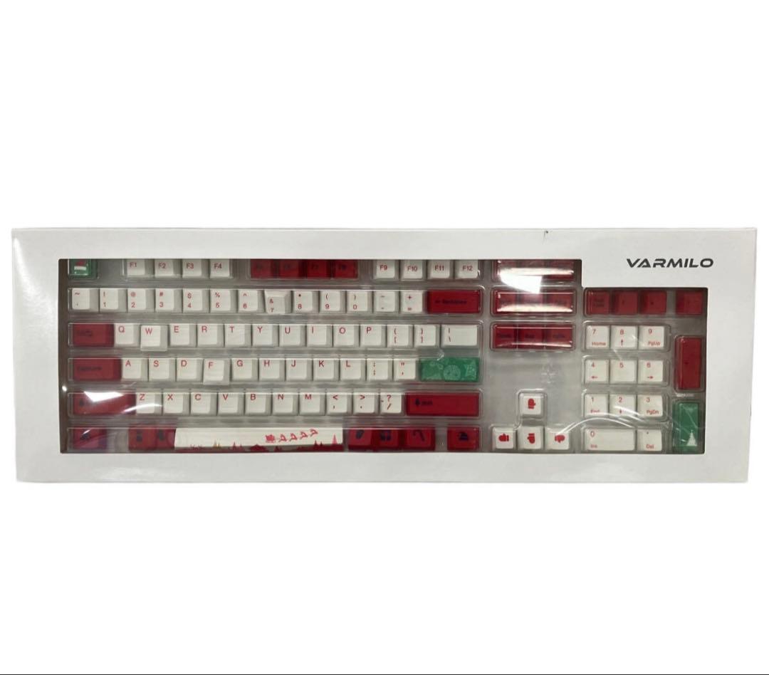 『美品 』Varmilo 108K-110Ds-G-W クリスマスキーボード