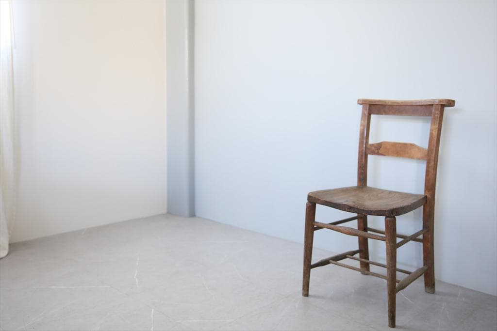 英国アンティーク木製チャペルチェア/チャーチ/ダイニングイス(91-139-1)