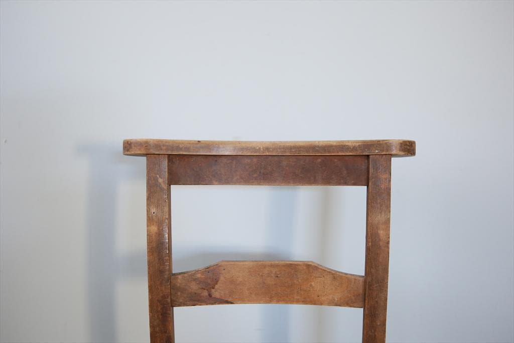 英国アンティーク木製チャペルチェア/チャーチ/ダイニングイス(91-139-1)