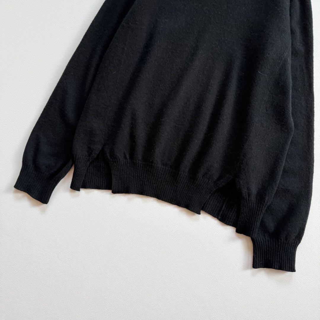 ドゥロワー　14Gカシミヤ100%ニット　バックスリット　やや薄手柔らか上質生地