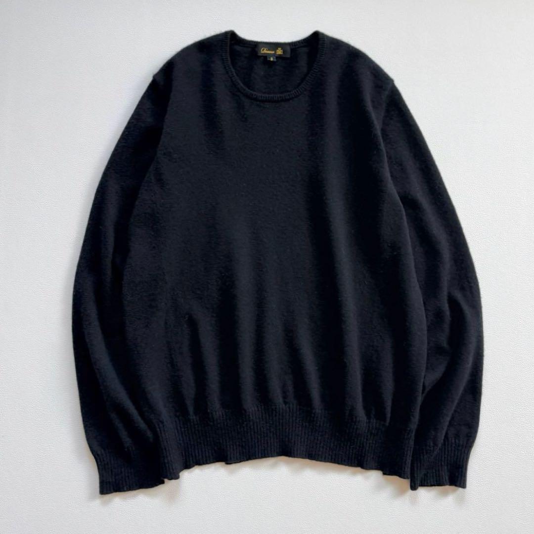 ドゥロワー　14Gカシミヤ100%ニット　バックスリット　やや薄手柔らか上質生地