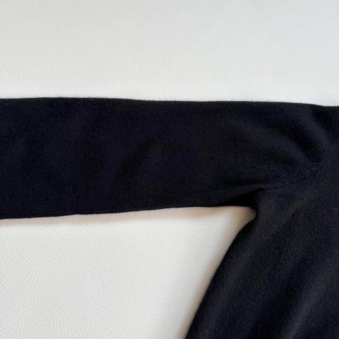 ドゥロワー　14Gカシミヤ100%ニット　バックスリット　やや薄手柔らか上質生地