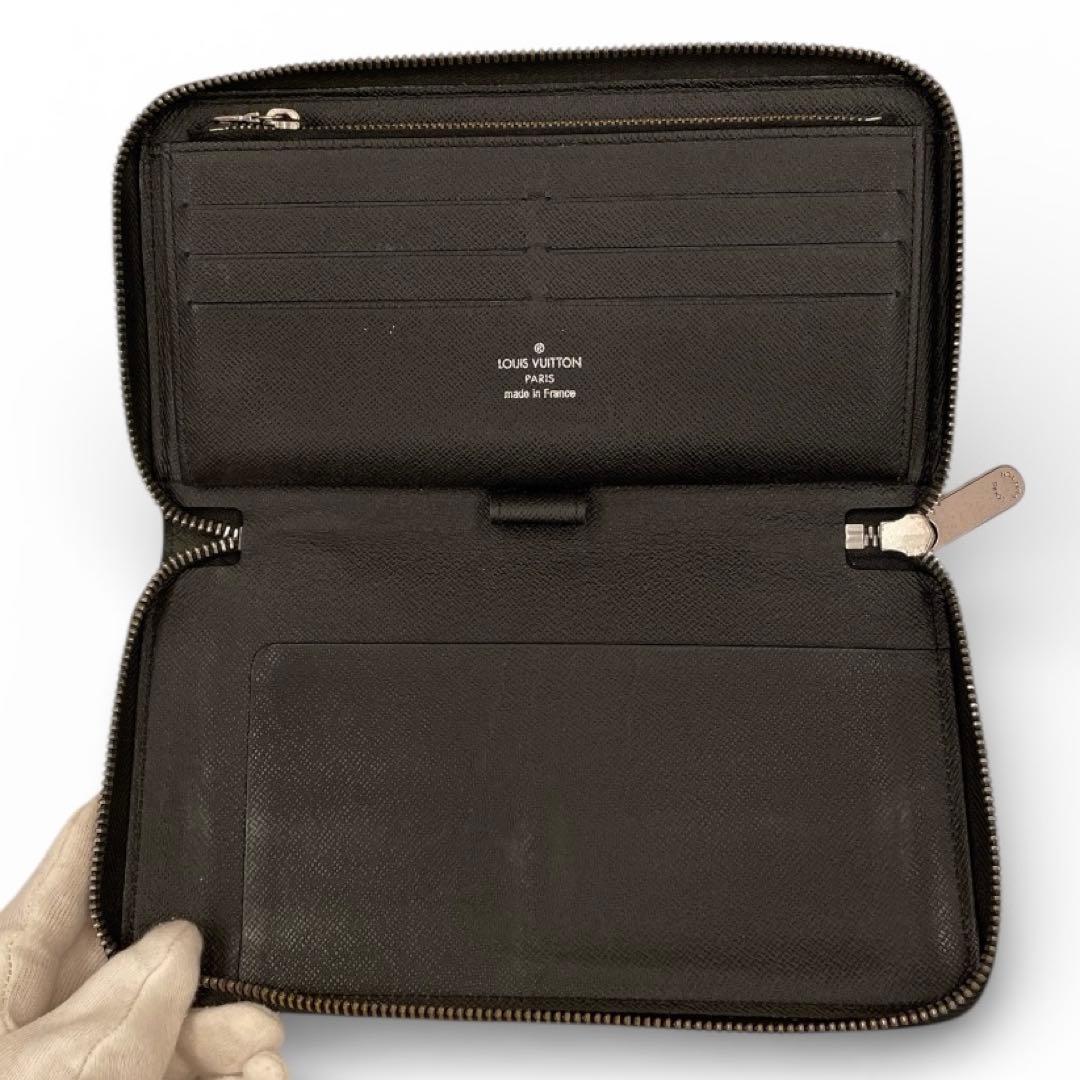 【極美品】ルイヴィトン エピ ノワール ジッピーオーガナイザー 長財布　黒