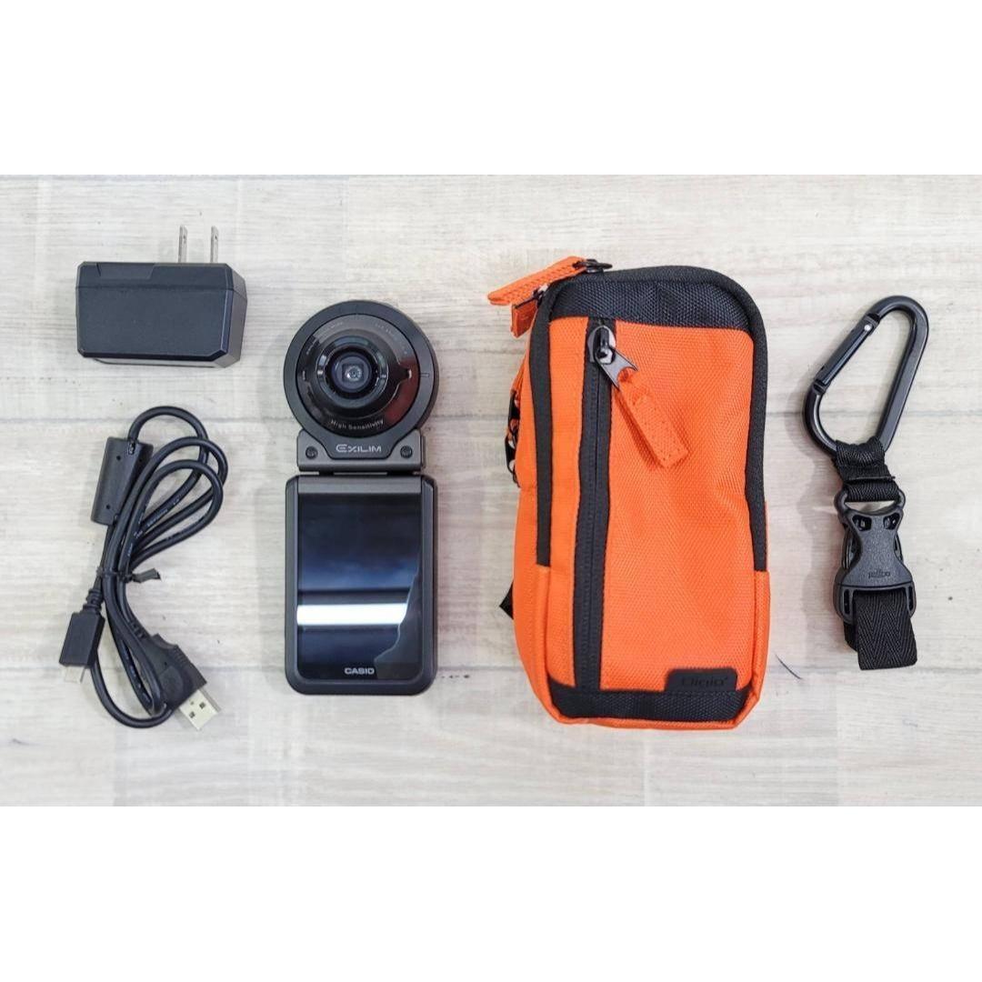 【美品】CASIO デジタルカメラ EXILIM EX-FR110HBK