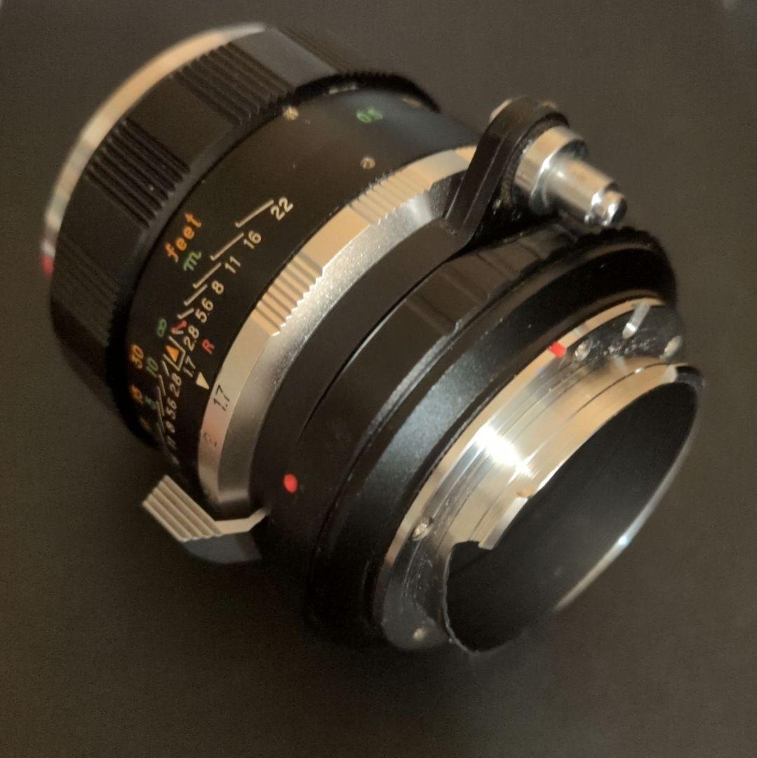 MAMIYA Sekor F.C. 58mm F1.7 ライカM改造
