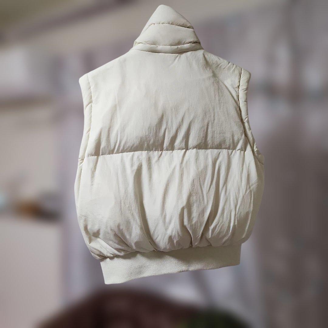 DIESEL ダウンベスト ノースリーブアイボリー