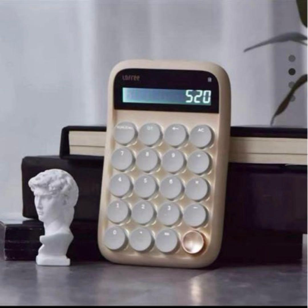 LOFREE テンキー 電卓 貯金 saving ミルクティー ①