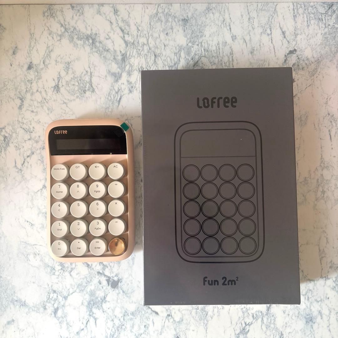 LOFREE テンキー 電卓 貯金 saving ミルクティー ①