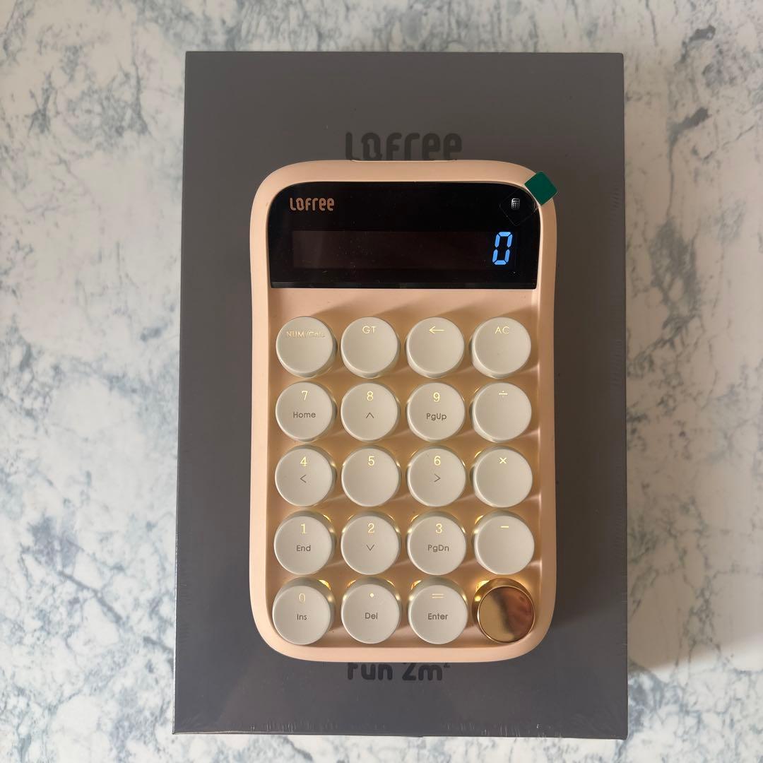 LOFREE テンキー 電卓 貯金 saving ミルクティー ①