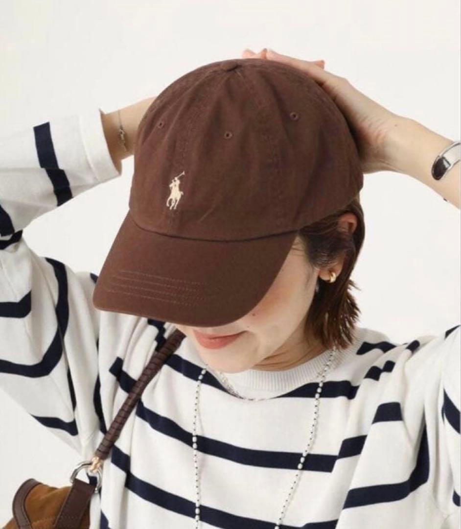 値下げ【新品タグ付き】ラルフローレン キャップ ブラウン