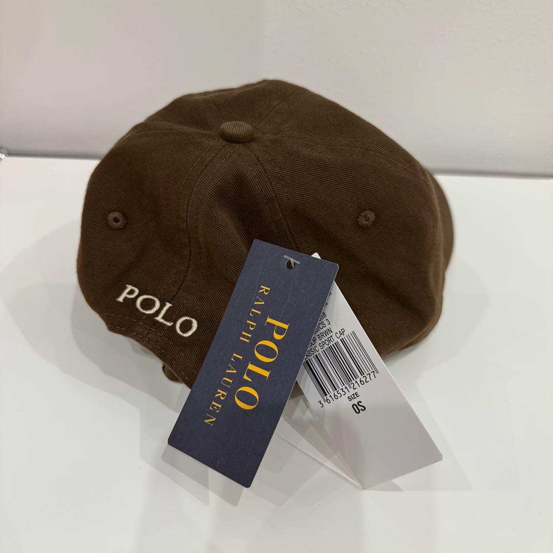 値下げ【新品タグ付き】ラルフローレン キャップ ブラウン