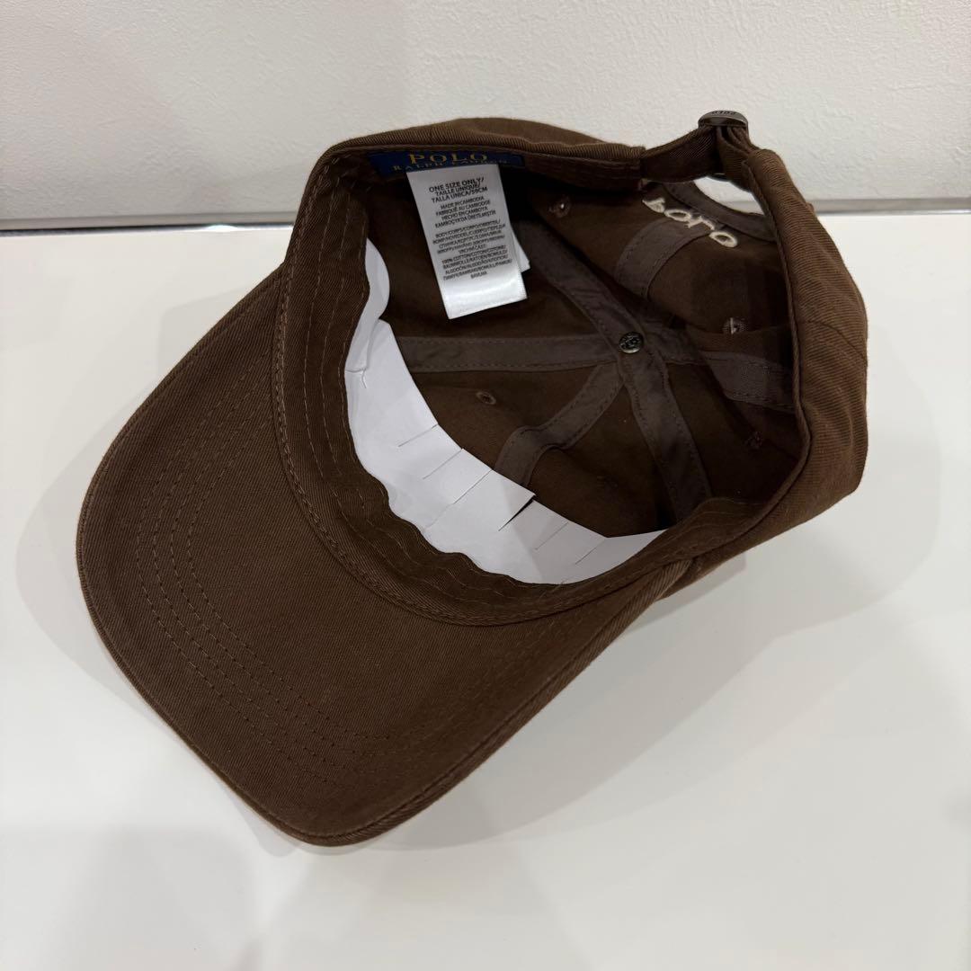 値下げ【新品タグ付き】ラルフローレン キャップ ブラウン