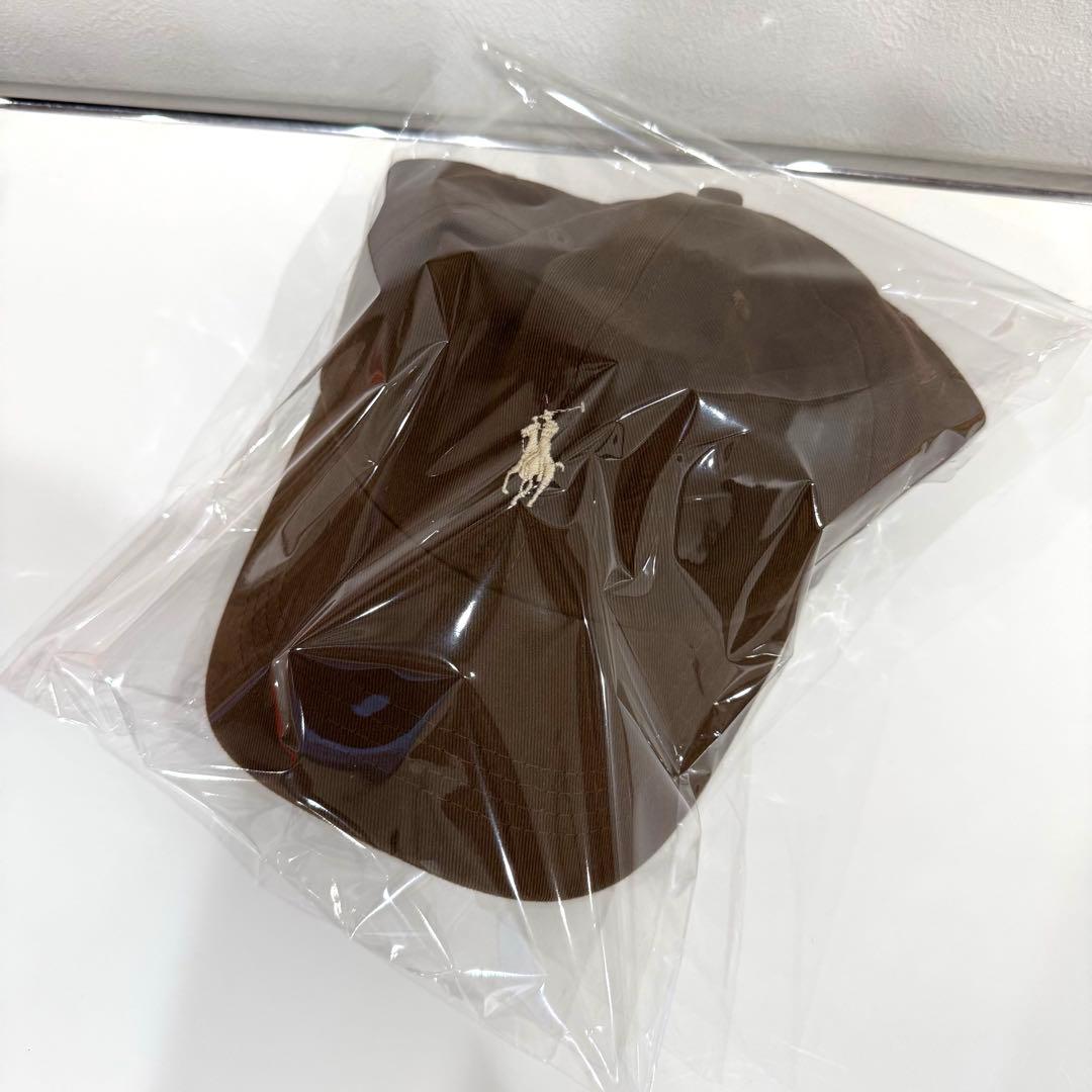 値下げ【新品タグ付き】ラルフローレン キャップ ブラウン