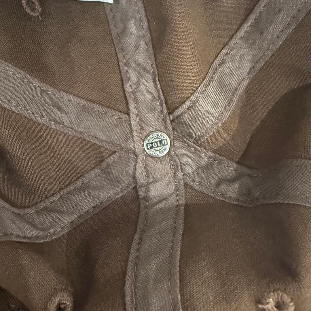 値下げ【新品タグ付き】ラルフローレン キャップ ブラウン