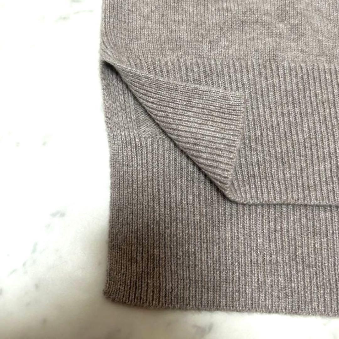 極美品 セオリーリュクス ベージュ 長袖ニット カシミア100% M