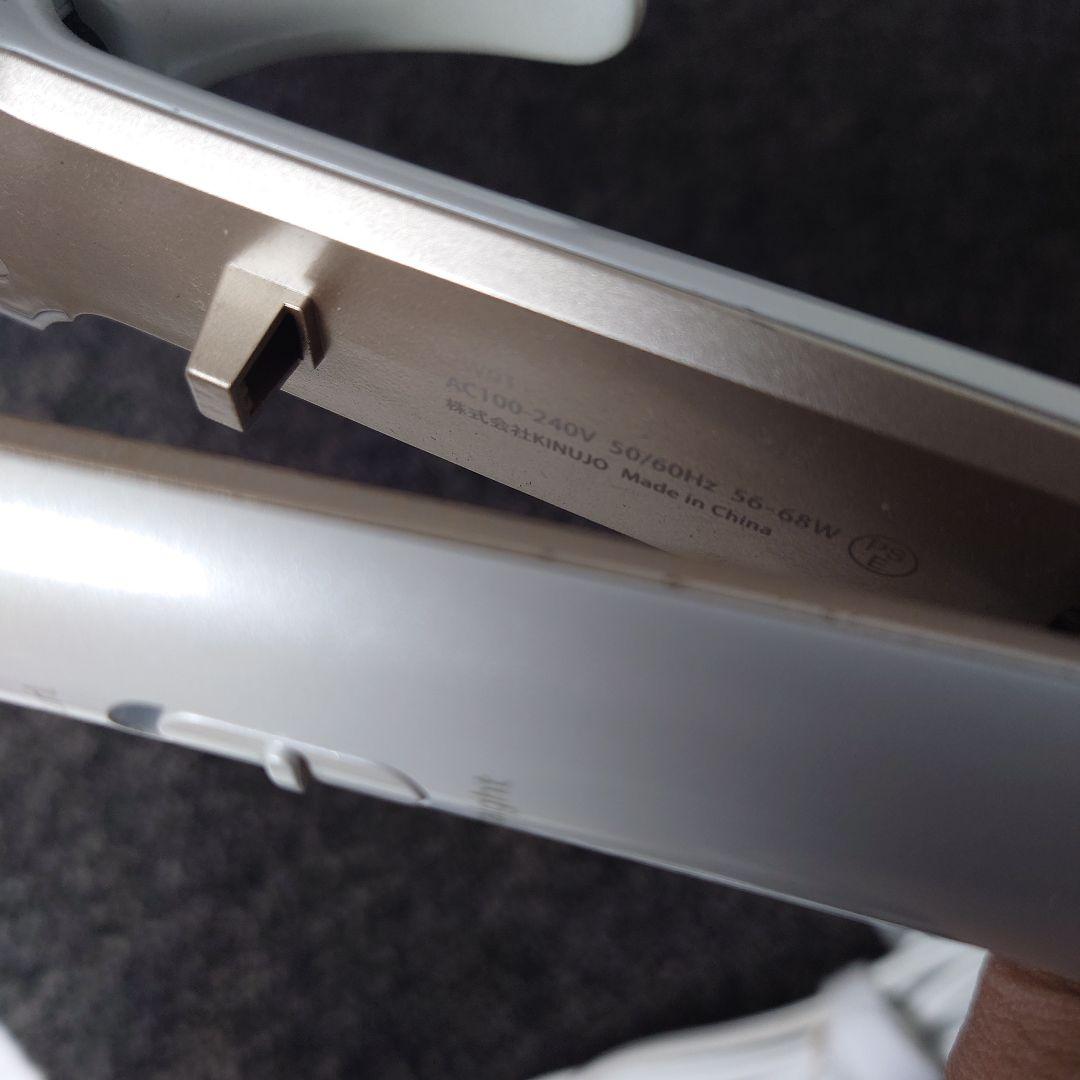 美品　KINUJO 2wayカール＆ストレートヘアアイロン キヌージョ　絹女