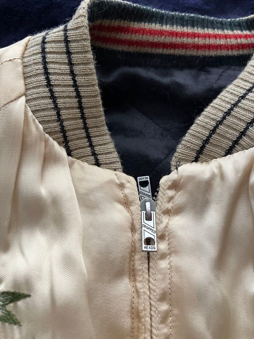 クロップドヘッズ　crowsコラボスカジャン　リバーシブル　クローズ