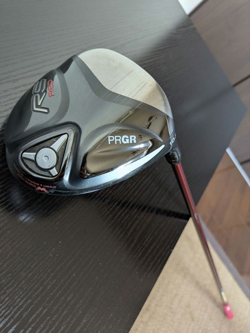プロギア短尺ドライバーRSREDゴルフクラブ赤シニア初心者フジクラスピーダーR