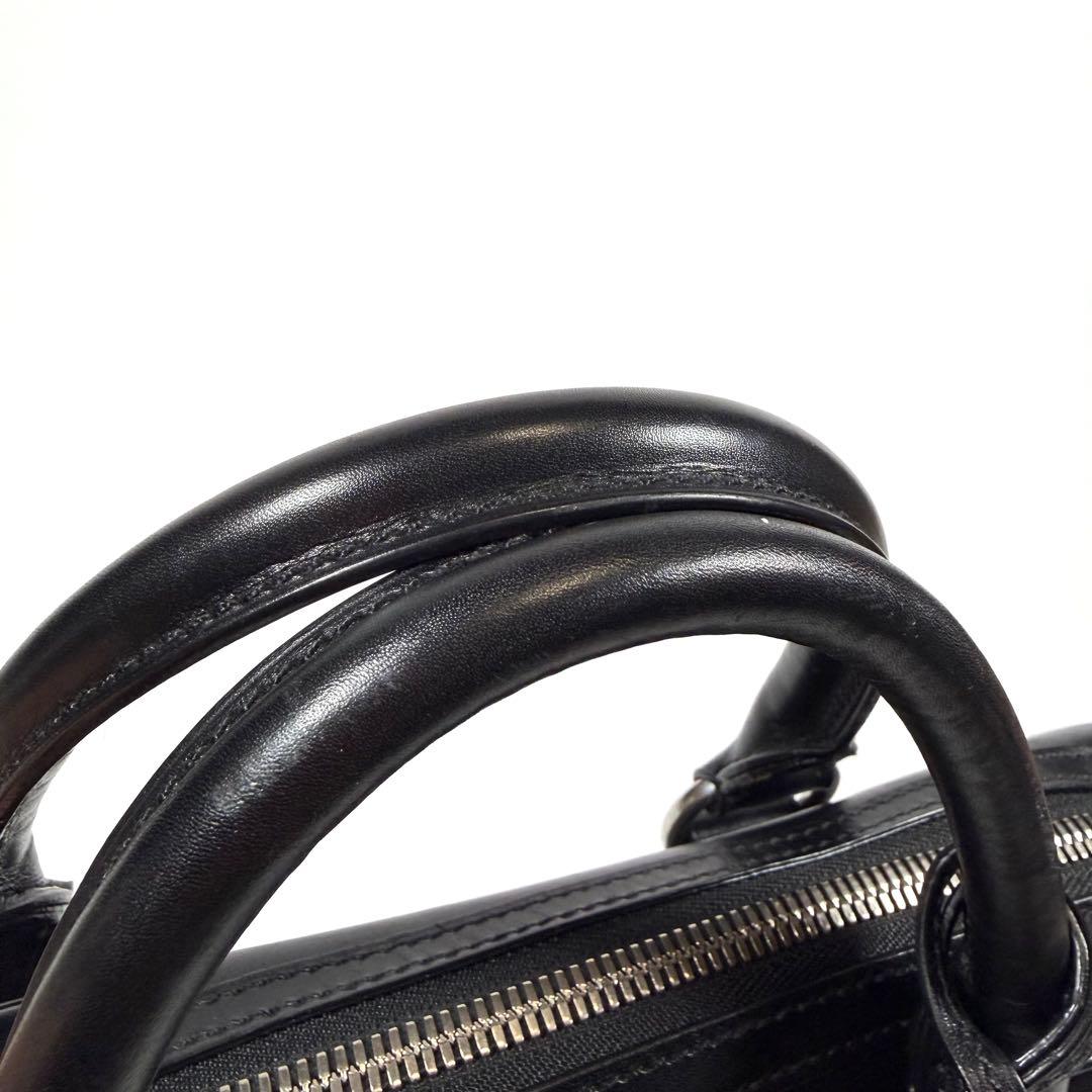 【美品】【希少】ラルフローレン　ビジネスバッグ　カーフレザー　ブラック　メンズ