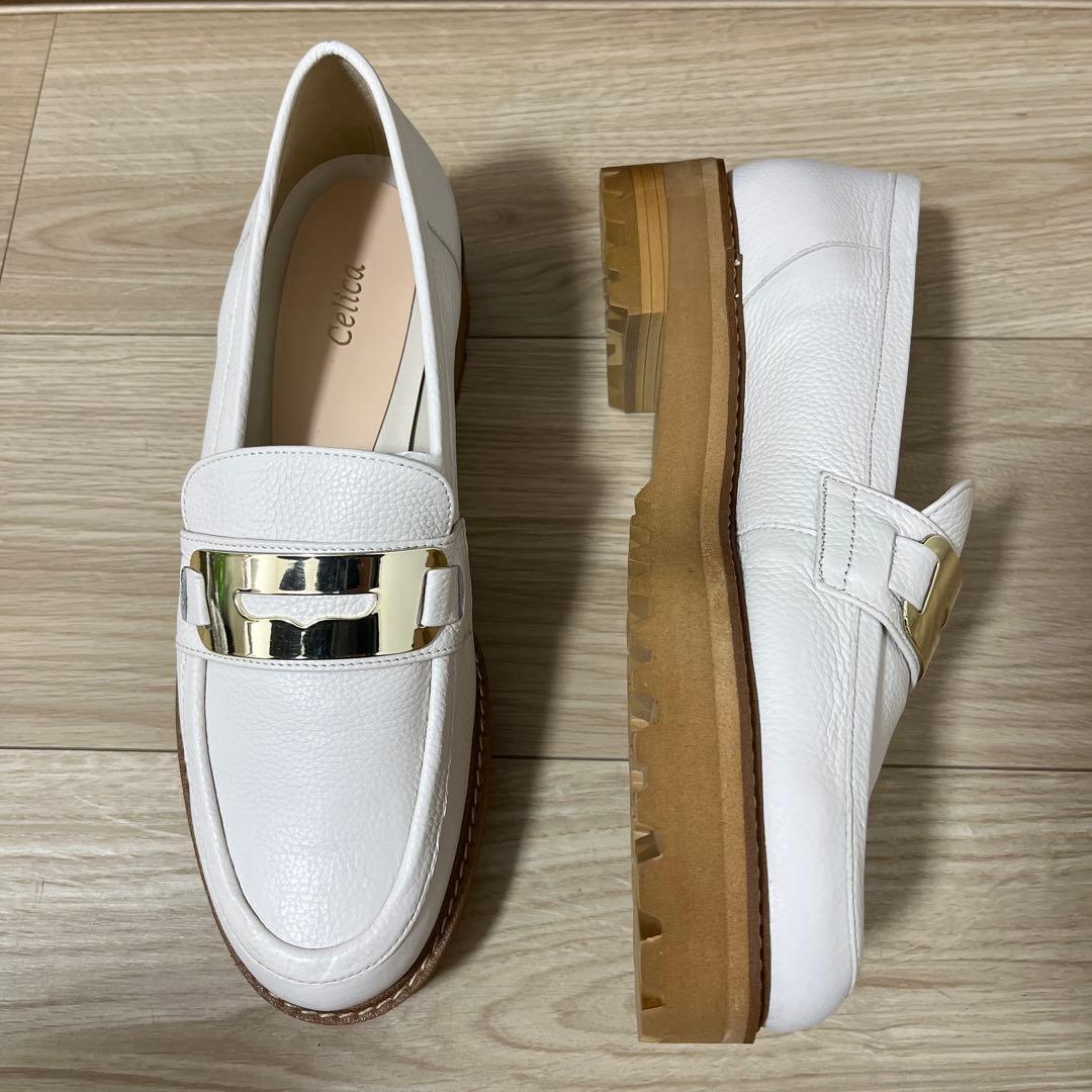 新品【日本製・本革】Celica by BARCLAY厚底ローファー 24