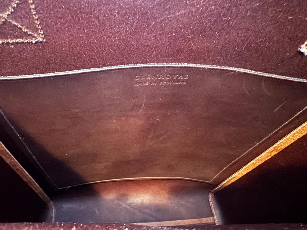 グレンロイヤルトートバッグM ダークブラウン