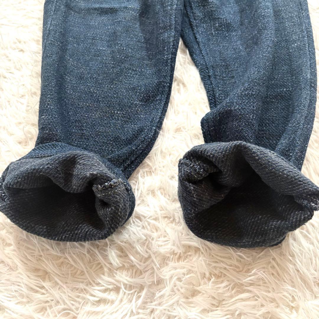 美品✨tamaki niime タマキニイメ　ハァピィ　デニムパンツ ブルー