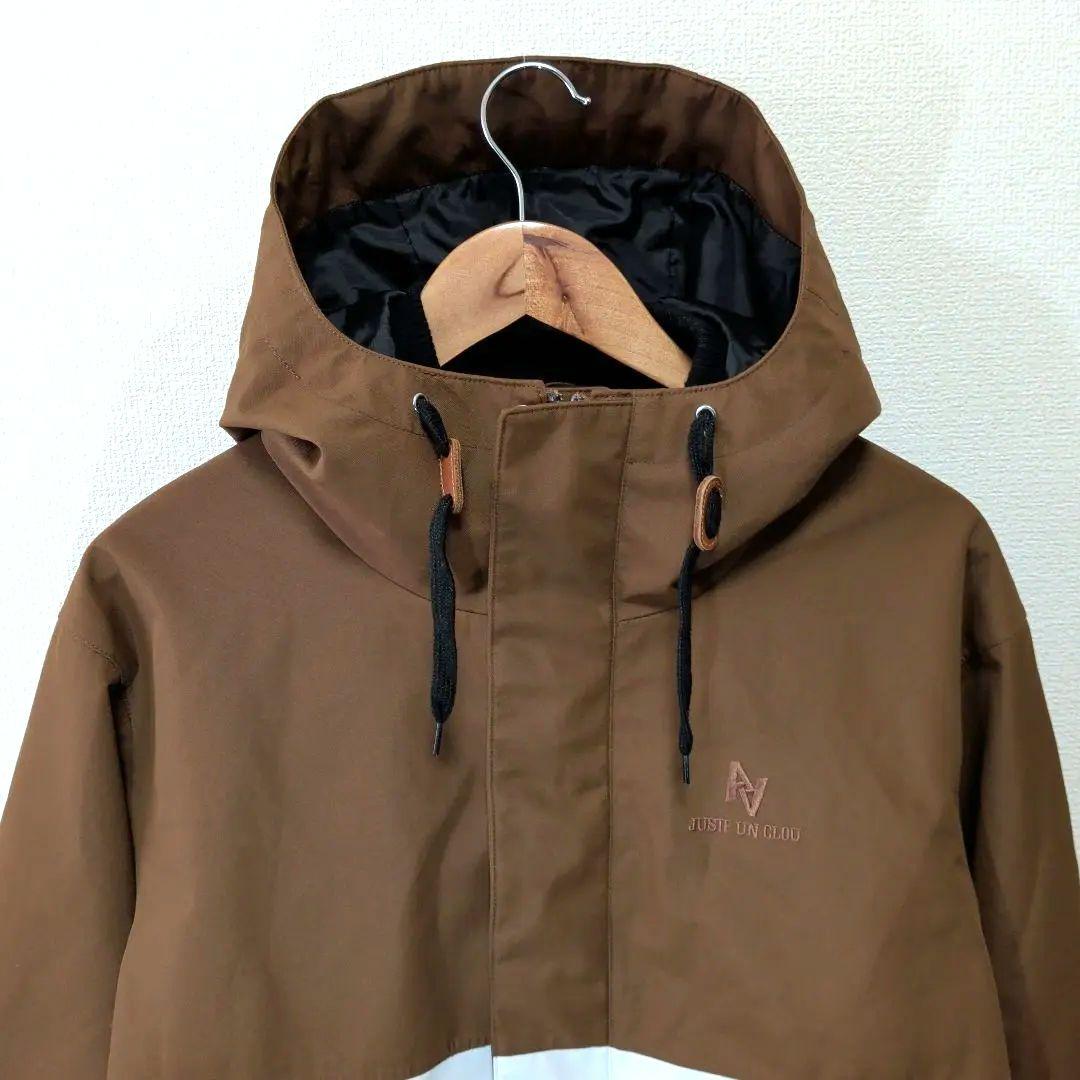 美品✨️Ｌ　AA HARDWEAR　スノーボード　ウェア　メンズ　茶✕白✕紺