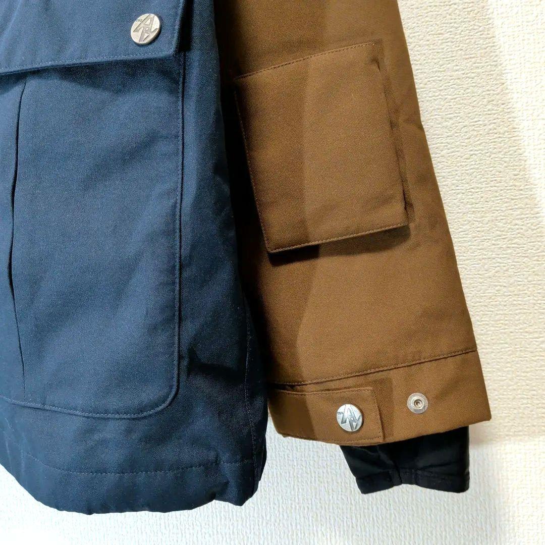 美品✨️Ｌ　AA HARDWEAR　スノーボード　ウェア　メンズ　茶✕白✕紺