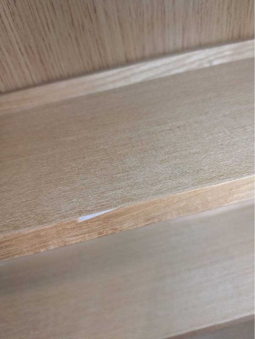 ■送料込■無印良品 木製薄型ラック ワイド小 奥行14cm 本棚 棚