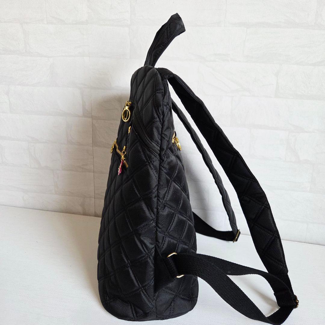 ろん様　楕円底リュック(L)　ナイロンオックスキルト　ハンドメイド