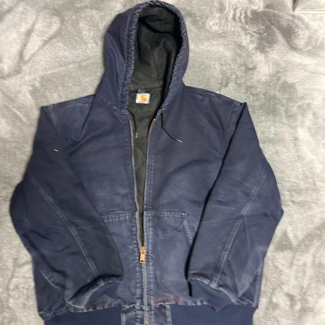 最終値下げ　carhartt アクティブジャケット　ネイビー