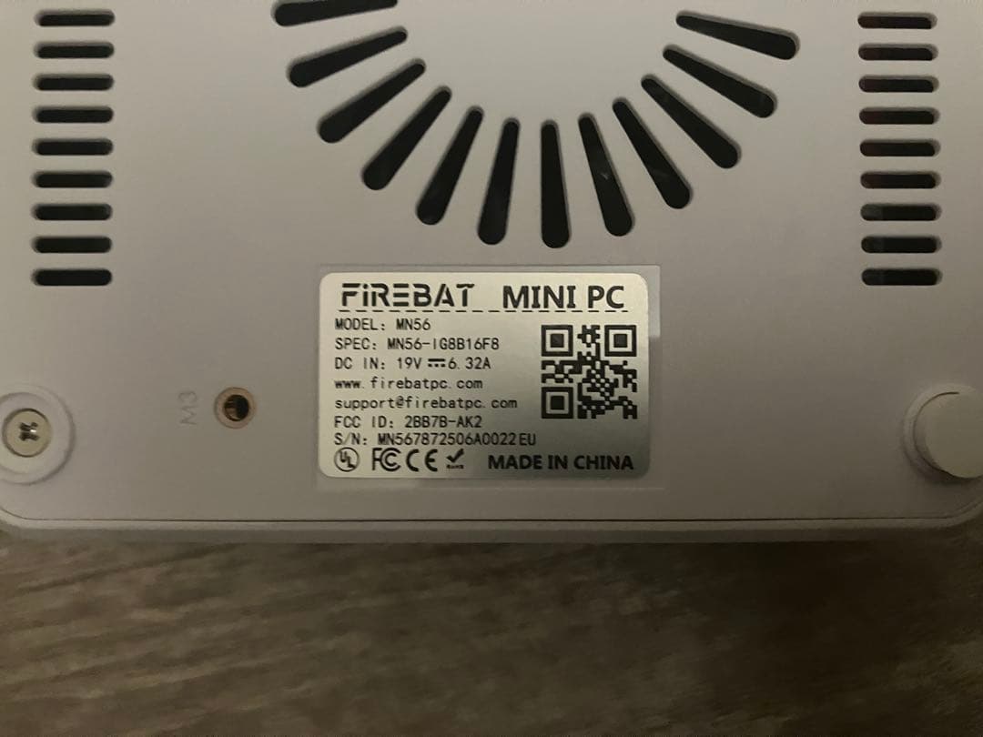 【新品】ミニPC FIREBAT MN56 Ryzen 7