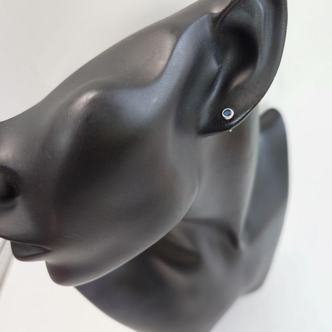 ティファニー Pt950 カラー バイ ザ ヤード ピアス 片耳用 7095