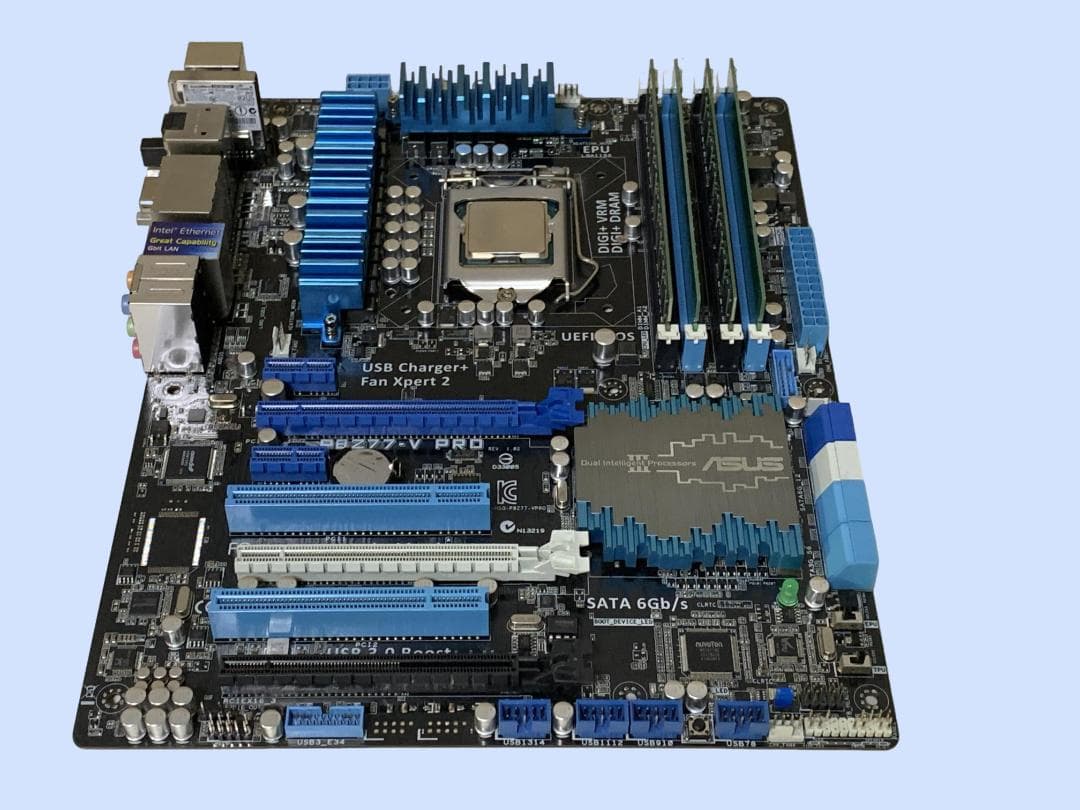 マザーボード M9399 ASUS P8Z77-V PRO + i7-3770K + 16GB