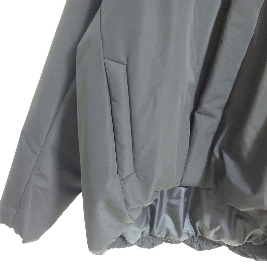 【新品】無印良品 フードジャケットジャンパー XL ブラック メンズ　洗える中綿