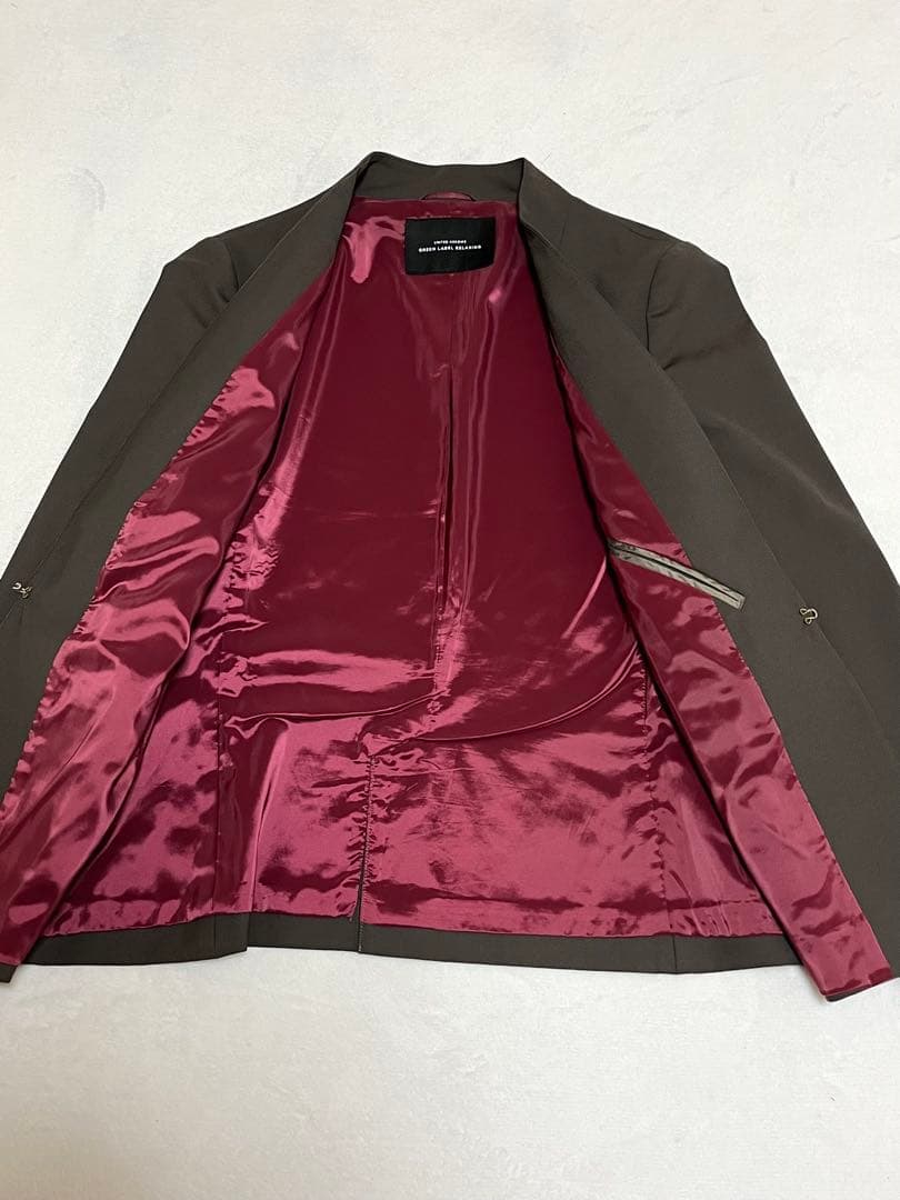 green label relaxing スーツ　レディース　パンツスーツ　40