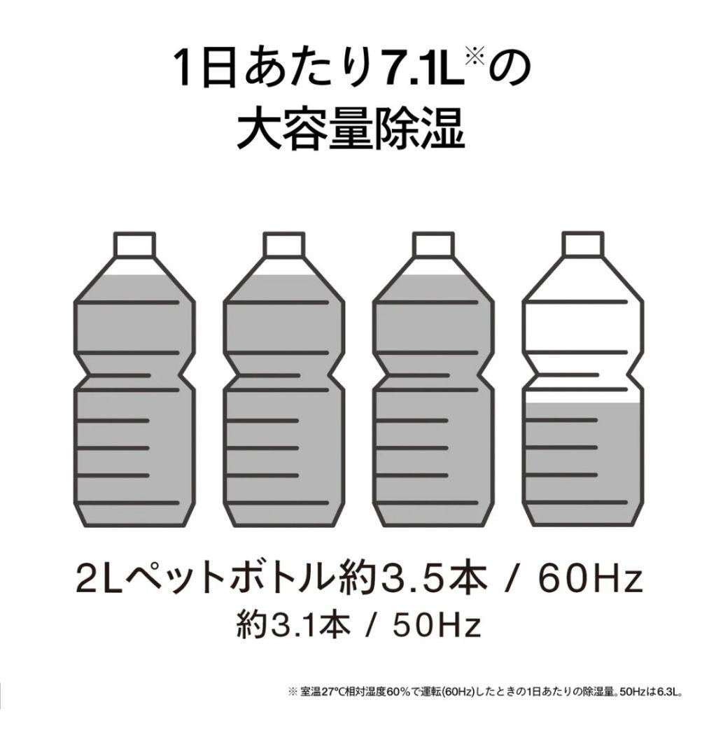 【新品未使用】衣類乾燥除湿機/JS-E955W/ツインバード/空気清浄機/白