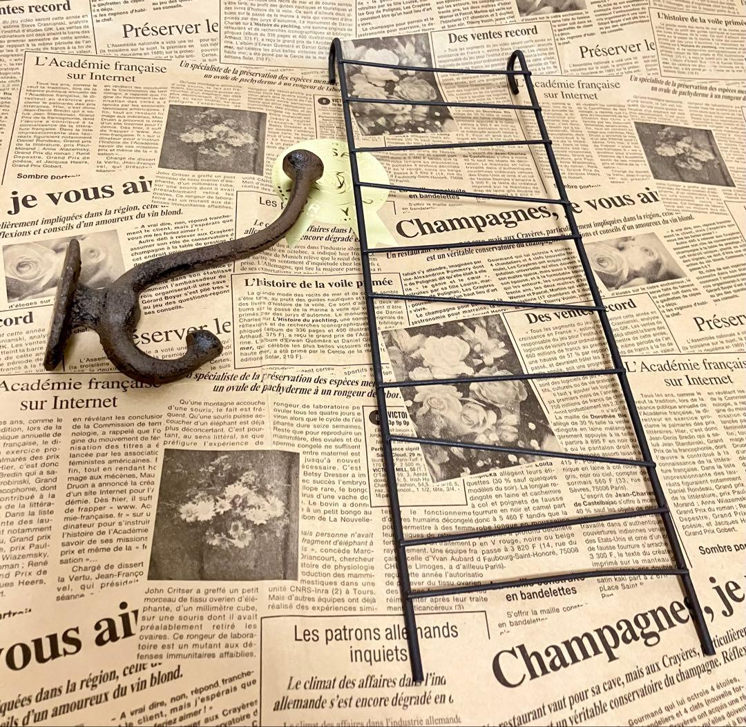 【＊pin＊】 木箱 ボックス アイアン フレーム 雑貨セット