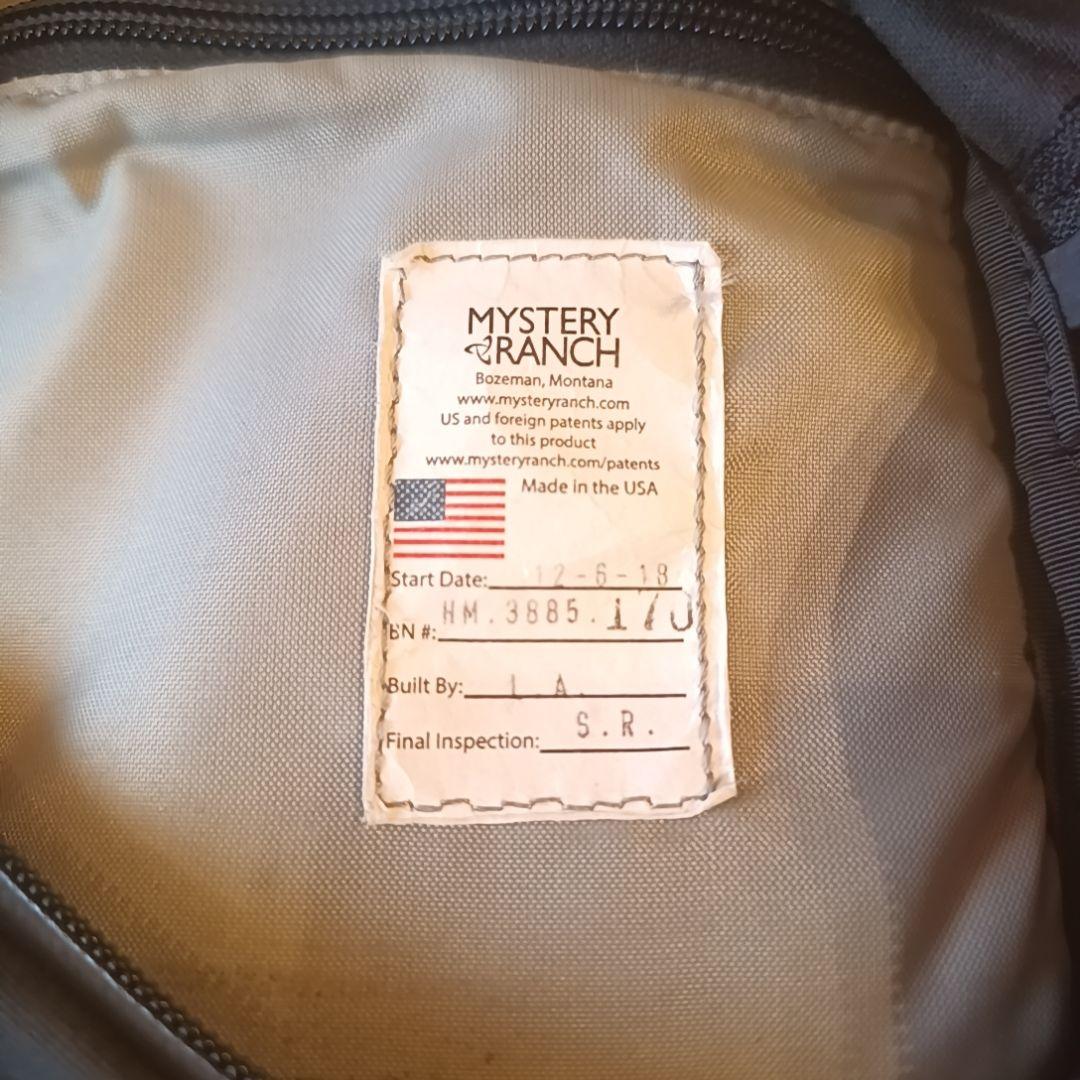 レアアイテム　MYSTERY RANCH ヒップモンキー USA製　星条旗タグ