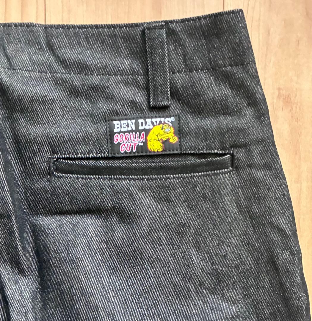 BEN DAVIS ベンデイビス ゴリラカット ブラック デニム W38L32