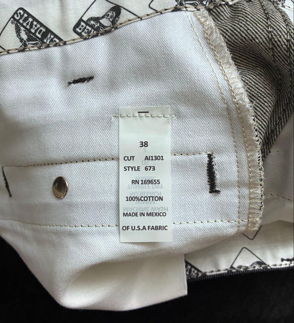 BEN DAVIS ベンデイビス ゴリラカット ブラック デニム W38L32