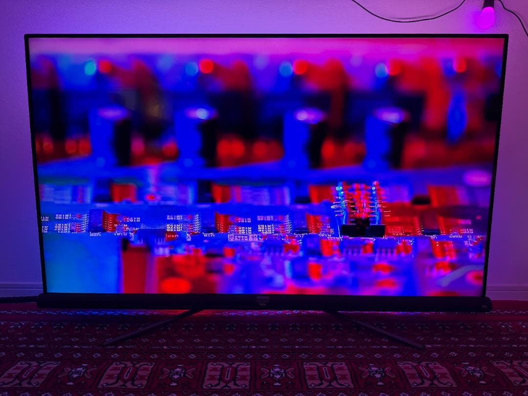 【引取限定 発送不可】TCL 55C601U 4K UHD LCD　リモコン付