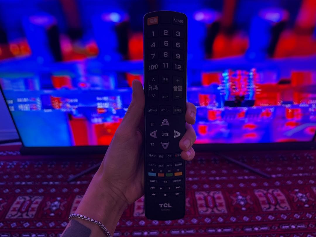 【引取限定 発送不可】TCL 55C601U 4K UHD LCD　リモコン付